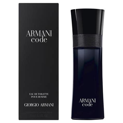 perfume black code de armani.